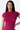Essence Short Sleeve  Top – Merlot